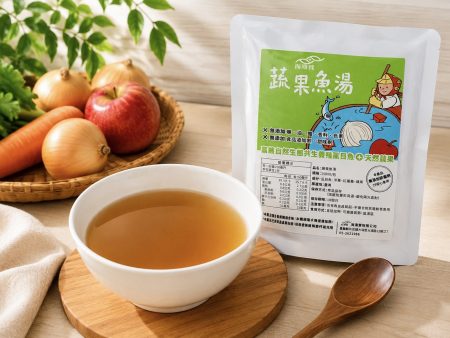 嘉義優鮮海浬寶蔬果魚湯250ml｜虱目魚與天然蔬果熬煮常溫魚湯