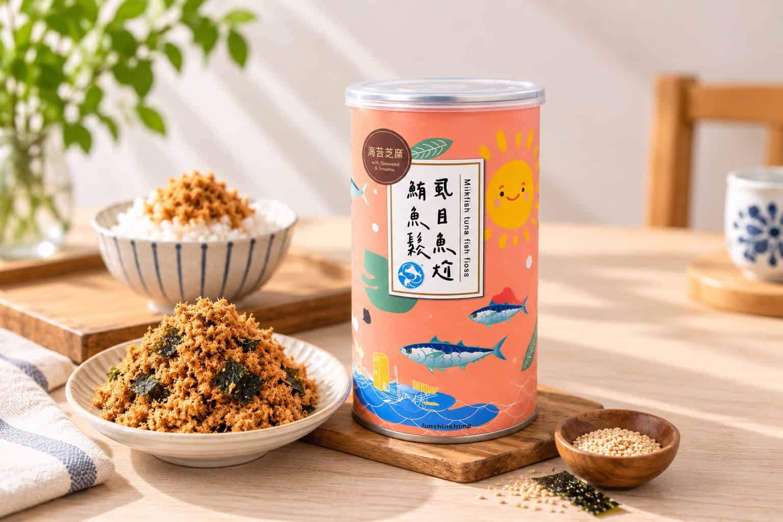 嘉義優鮮 虱目魚尬鮪魚鬆海苔芝麻 嘉義優鮮虱目魚尬鮪魚鬆海苔芝麻200g|嘉義布袋虱目魚鮪魚鬆